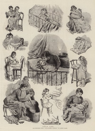 Vida infantil de Adrien Emmanuel Marie
